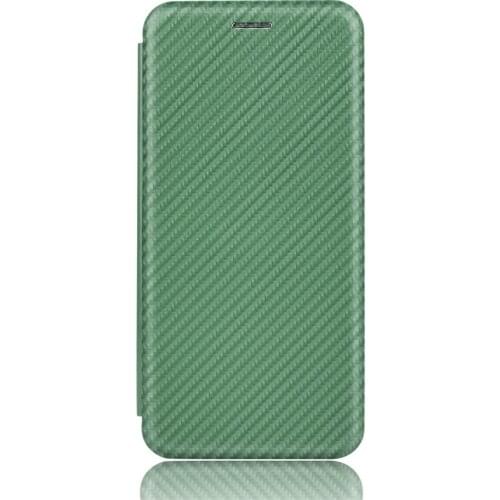 Carbon Fiber Magnetic Flip Holster Phone Case Cover for One Plus Nord Smartphone Protective Back Cover