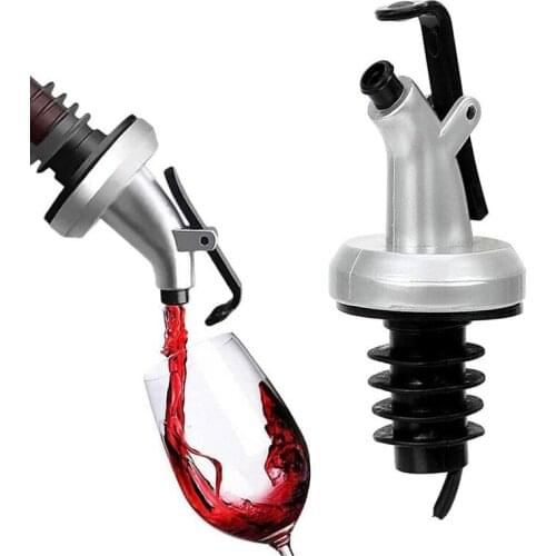 Olive Oil Sprayer Liquor Dispenser Food Grade Rubber Wine Pourers Flip Top Drink Red Wine Stopper Kitchen Tools Bar Accessories