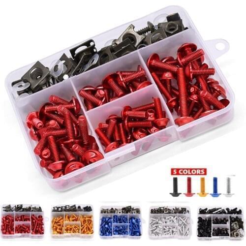 Motorcycle Full Fairing Bolts Kit Screws Fastener Clips Screw Nuts For Aprilia rs 125 rsv4 rs4 tuono v4 1100 Buell xb12 BMW