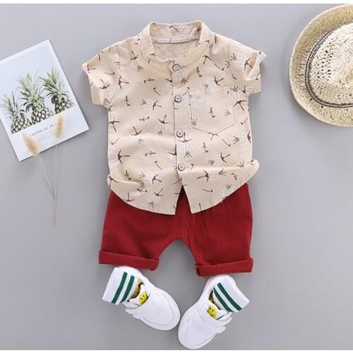 Summer Childrens Clothes Sets Boys T-shirt and Shorts Pants 2 pieces Clothing sets childrens clothing Baby Boys clothes