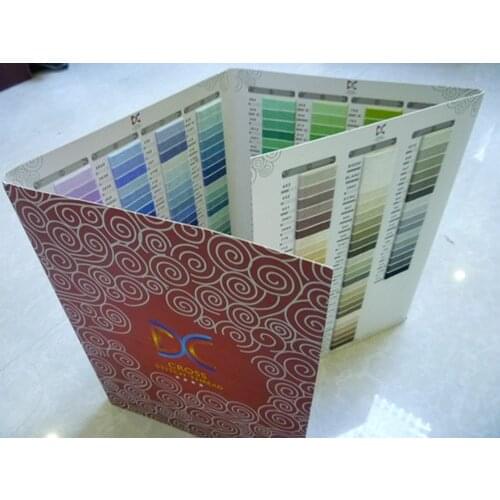 Factory Shop 447 Color Map Book Free Shipping Cross Stitch Thread Embroidery Floss Thread Similar DMC