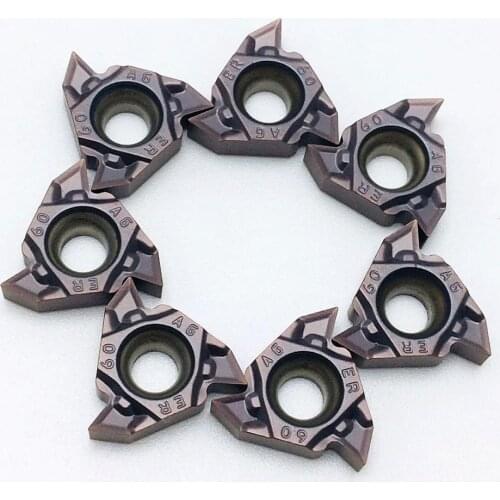 10 pieces of thread tools MMT 16ER 16IR AG60-S VP15TF UE6020 US735 high quality carbide inserts MMT16ER AG60-S lathe parts tools