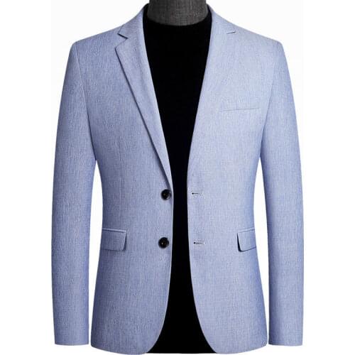 2021 new small suit mens fashion jacket slim handsome spring and autumn mens suit British casual mens coat/ men blazer