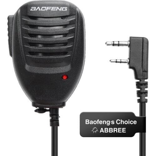Original Baofeng Handheld Microphone Speaker MIC for Baofeng UV-5R BF-888S UV-82 DM-5R Plus UV-S9 UV-10R Portable Walkie Talkie