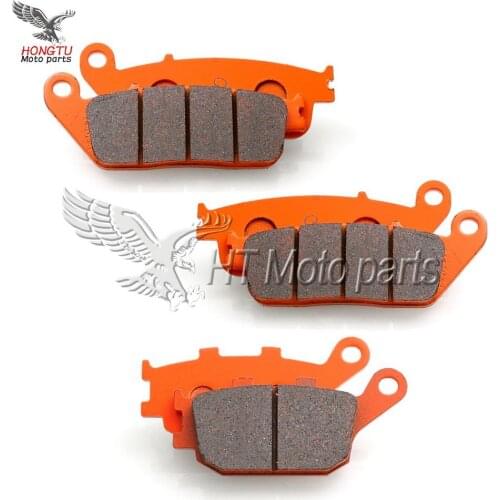 Motorcycle Front Rear Brake Pads For Kawasaki Z750 Z 750 2007-2011 Suzuki GSX-R 600F 600F Honda VTX 1300 CB 600 750