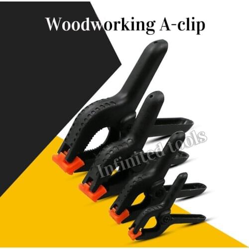 Plastic Clamp Nylon Woodworking Clip 2/3/4/6 Inches DIY Tools Plastic Nylon Toggle Clamp For Woodwork Spring Clip Photo Studio