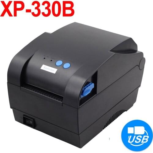 Xprinter 80mm Thermal Label Printer 20mm-80mm Barcode Sticker Printer Bluetooth Printer 330B Bluetooth/USB