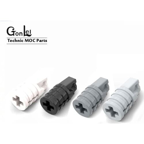 20Pcs/lot 30552 Hinge Cylinder 1x2 Locking with 1 Finger Axle Hole On Ends MOC Building Blocks Bricks Parts DIY Toys for 30553