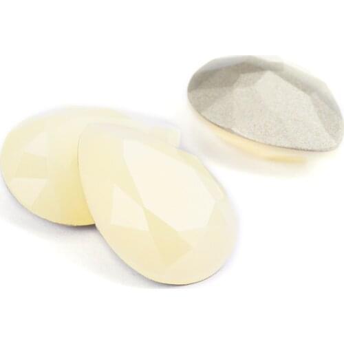 Delicate Sand Opal Rhinestones Water Drop Pointback Glass Strass Crystal Stones Applique For Garment Crafts Jewelry Decorations