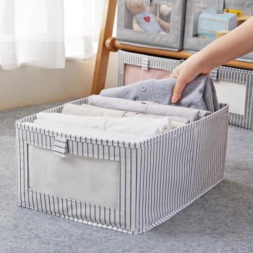 Storage Bins Collapsible Multi-purpose Non Woven Fabric Soft Closet Storage Basket Laundry Basket Toys Organizer for Bedroom