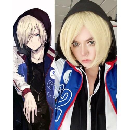 Yuri on Ice Yuri Plisetsky Cosplay Coat Yuri!! on Ice Jacket Yurio Costume Coat Unisex Daily Sportswear coat and pants Anime