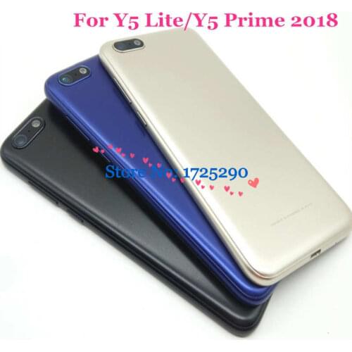 Rear Battery Door back cover Housing Middle Frame For Huawei Y5 Lite Y5 Prime 2018 DRA-L01 L21 L22 L23 DRA LX1 LX2 LX3