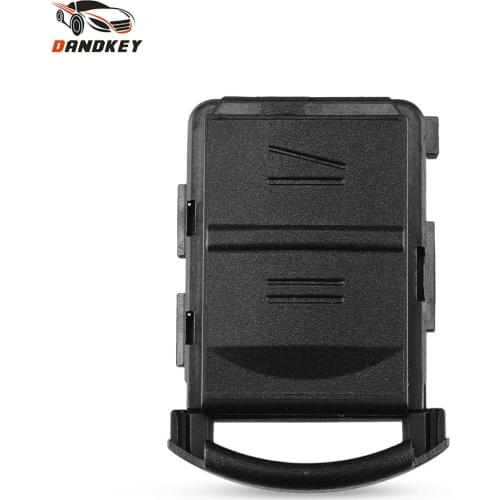 Dandkey Replacement For Vauxhall Opel Corsa Agila Meriva Combo 2 Buttons Remote Car Key Shell Case Fob Switch Battery Holder