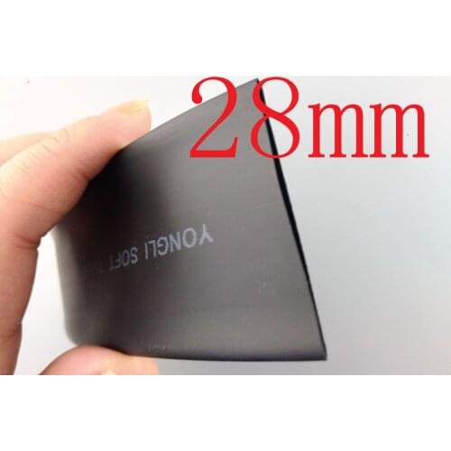 1 Meter/lot 2:1 Black 28mm Diameter Heat Shrink