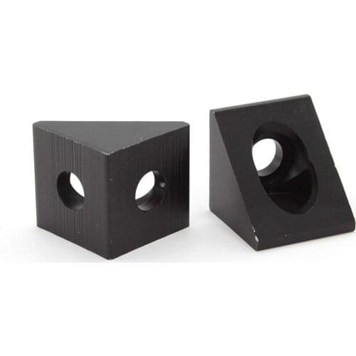 1 Piece Black Angle Corner Connector for 20mm Aluminum Extrusion