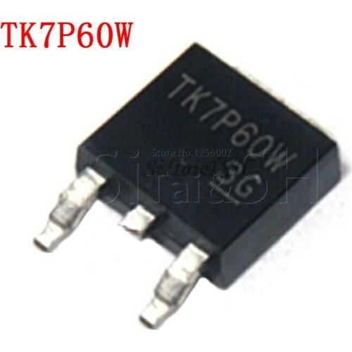 10pcs/lot TK7P60W TO-252 TK7P60 TO252 7P60 7P60W 600V 7A TK7P60W new original
