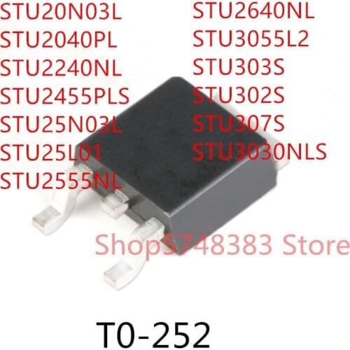 10PCS STU20N03L STU2040PL STU2240NL STU2455PLS STU25N03L STU25L01 STU2555NL STU2640NL STU3055L2 STU303S STU302S STU307S TO-252