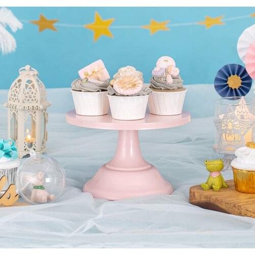 8 In/ 20cm Home Party Display Wedding Dessert Cupcake Round Cake Stands For Birthday Party Wedding Anniversary Baby Shower