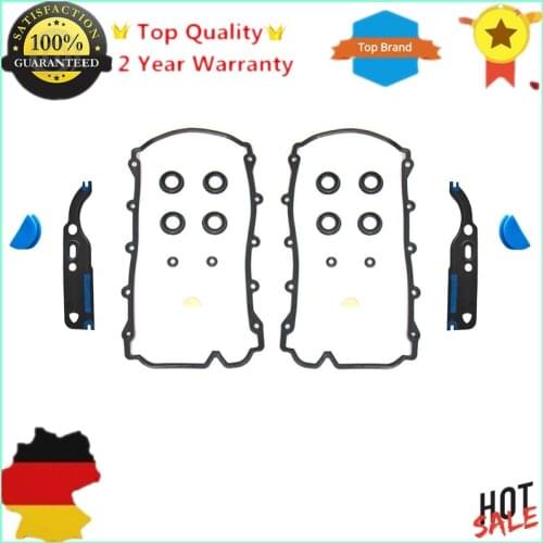 AP01 2 Valve Cover Gasket Kit For Audi A6 A8 Quattro RS6 S6 S8,For VW Volkswagen Phaeton Touareg Engine V8 4.2L Left & Right