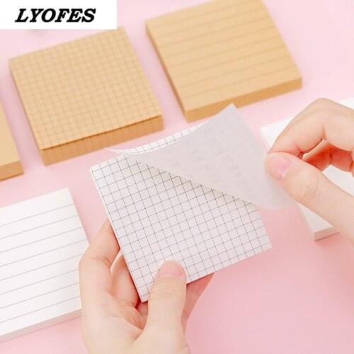 Office School Memo Pad Cute Planner Notepad, N Times Post Sticky Notes Cheap To Do List Grid 80sheet/pc