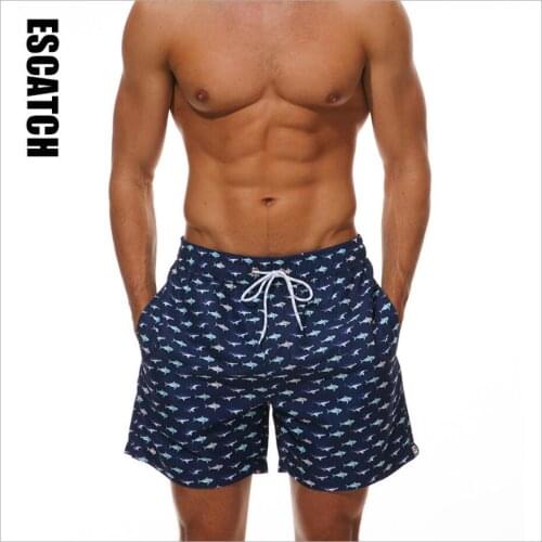 Small fish xxl Print quick dry swimwear men Swimsuit inner Swimming Trunks Man Swim Wear Shorts bathing suit maillot de bain 019
