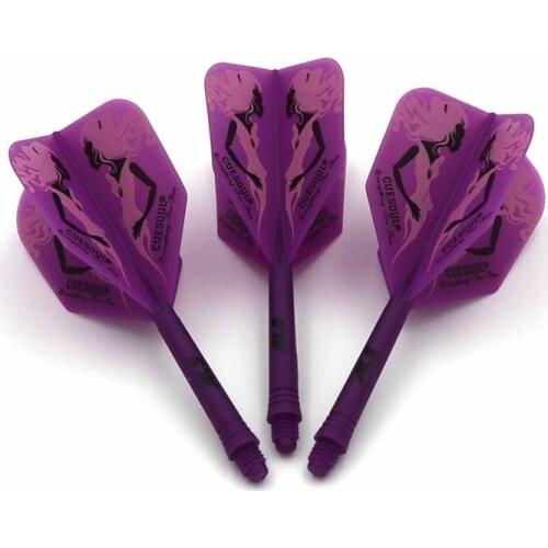 CUESOUL Rost Integrated Dart Shaft and Flights Medium,Set of 3