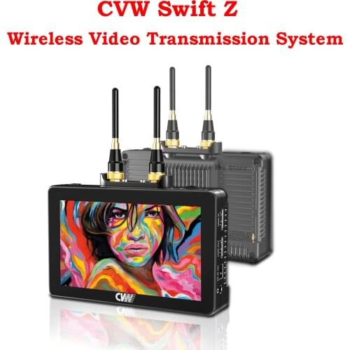 CVW Swift Z Wireless Transmission System Video Transmitter Receiver 5.5 Monitor Touch Screen Field Camera Monitor DSLR HDMI