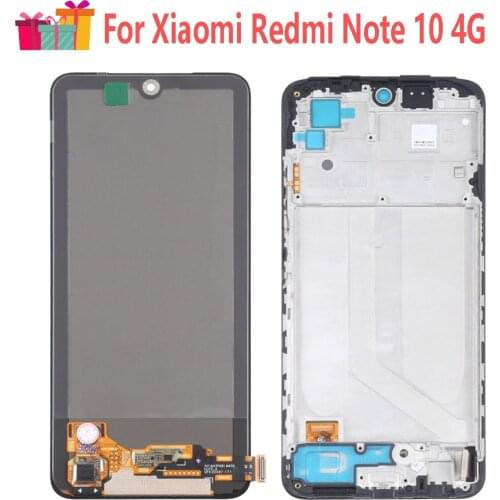 Original Display Replace 6.43" For Xiaomi Redmi Note 10 4G M2101K7AI M2101K7AG LCD Touch Screen Digitizer Assembly
