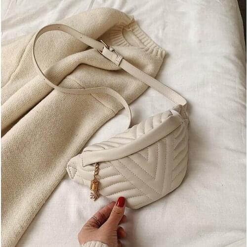 FSmall Simple Crossbody Bags For Women 2020 Tassel Shoulder Messenger Bag Female Fashion Handbags and Purses L177