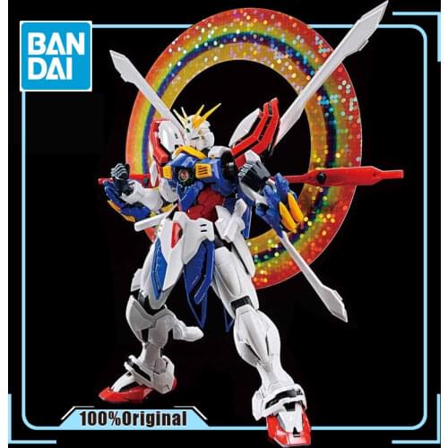 BANDAI HIRM 1/100 GF13-017NJII GOD GUNDAM Model Mobile Fighter G Gundam King of Heart Effects Action Figure Model Modification