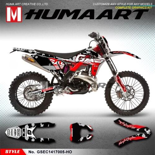 HUMAART MX Graphics Enduro Racing Stickers for Gas Gas EC 125 200 250 300 450 EC125 EC200 EC250 EC300 EC450 2014 2015 2016 2017