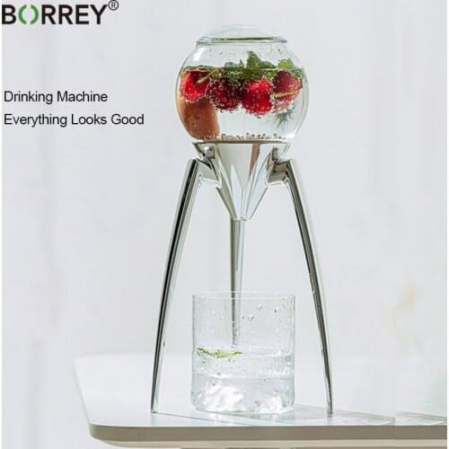 BORREY Drip Coffee Maker Espresso Dripper Coffee Tea Pot Ice Water Dripp Machine Glass Filter Tools Cold Brew Dripper Kettle Cup