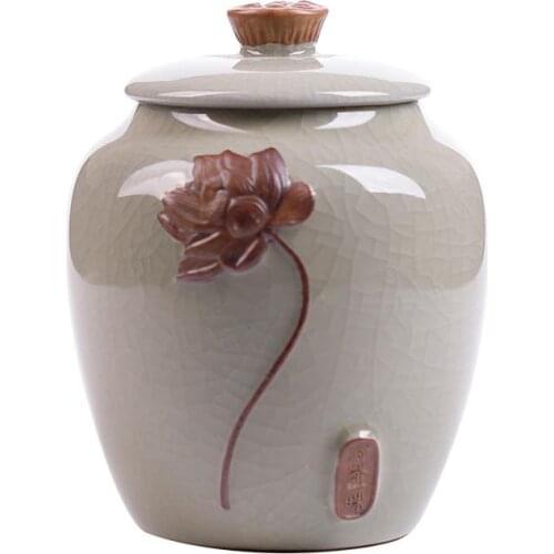 2PCS tea can ceramic sealed can