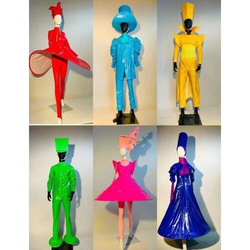 New Nightclub Female Singer 6 Style Suit Amusement Park Stage Performance Costumes Women Jazz Pole Dance Clothing DWY6083