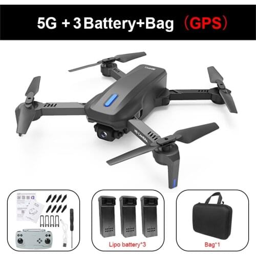 GPS RC Drone 4K 1080P Dual HD Camera Professional Aerial Photography Foldable Electric Adjustment Quadcopter Child Toys Plane