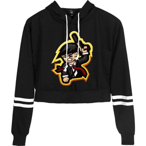 Xnestorio Fashion Crop Hoodies Women Hooded Pullover Crop Top Hot Sale Casual Streetwear Clothes