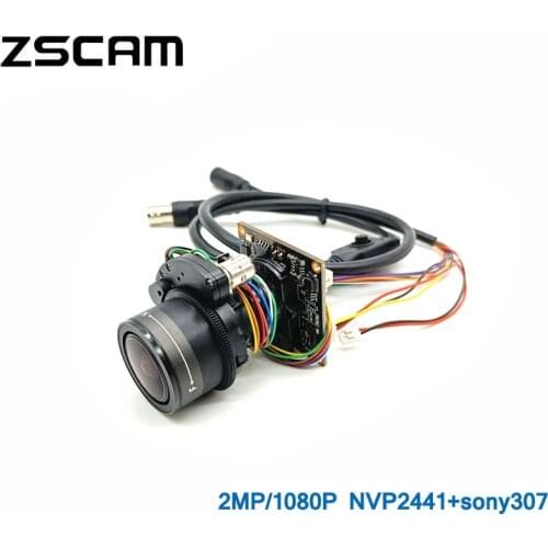 1080P AHD/CVI/TVI/CVBS 4 In 1 Surveillance Camera Module Manual Focus Autofocus Lens 2MP Starlight Sony 307 Chip Module With OSD