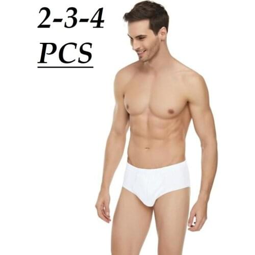 İnterior men Briefs Cotton Breathable Padded Panties men Sexy Underwear men Mesh Slips Sexy Male Underpants briefs men