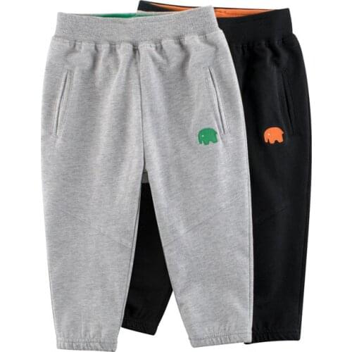 2021 Boy Cartoon Cotton Pants New Fashion Sports Spring Autumn Sweatpants For 2-7 Years Old Trousers Children Clothing