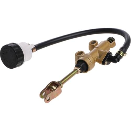 Motorcycle Quad Dirt Bike Pit Rear Foot Brake Master Cylinder With Reservoir ATV