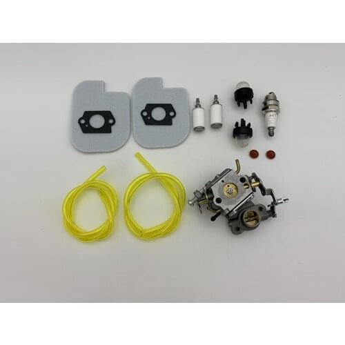 Fit For Poulan P3314 P3416 Carburetor Kit P4018 PP3816 For Zama C1M-W26C Chainsaw Gasket Fuel hose Spare Parts