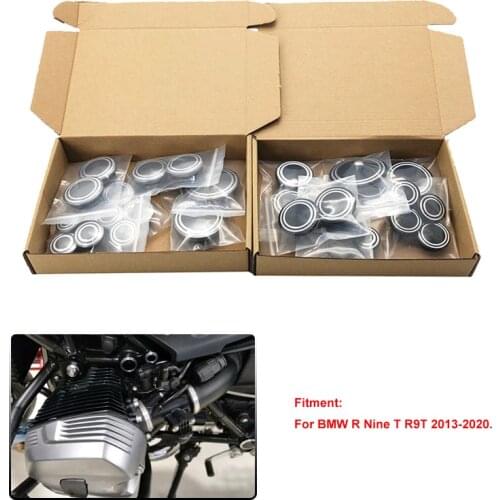 Full set Frame Hole Caps Plug Cover Kit for BMW R Nine T NineT R9T Pure Racer Scrambler Urban G/S 2013 14 15 16 17 18 2019 2020