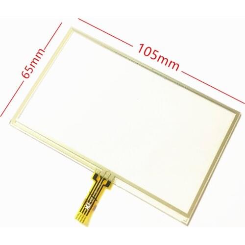 Skylarpu New 4.3-inch 105mm*65mm Touch screen panels for AT043TN24 V.4, AT043TN24 V.1 GPS navigator,105*65mm Touch ScreenPanel