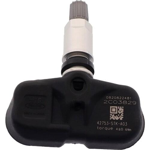Tire Pressure Monitoring System TPMS 42753-STK-A04 For Honda Car Tire Safety Monitoring Installation
