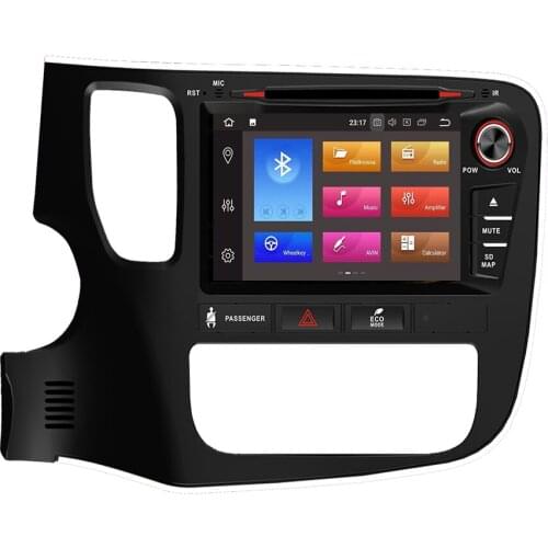 Top quality 8"Android 10 tape recorder Car DVD GPS for MITSUBISHI OUTLANDER 2014-2017 headunit video player Radio Stereo rds