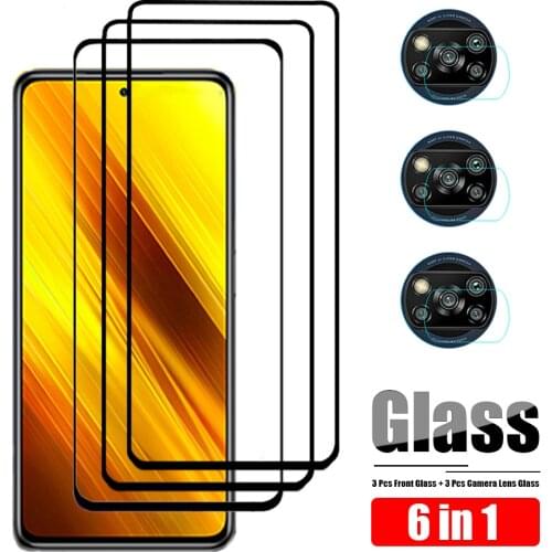 Camera Protector For Xiaomi Poco X3 Pro Protective Glass F3 M3 On Xiomi Poco X3 NFC Screen Tempered Film Xiaimi PocoX3 X 3 X3Pro