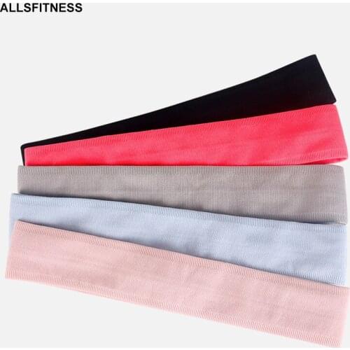 1 Pcs Sweatband Elastic Yoga Running Fitness Sweat Band Headband Hair Bands Head Prevent Colorful Sweat Band Sports Equipment