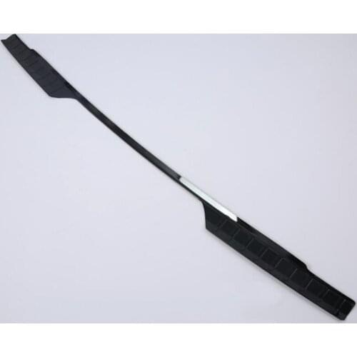 For KIA Sportage R 2018 Stainless Steel 1PC Car Trunk Outer Rear Tail Box Bumper Pedal Plate Panel Cover Trims Moldings