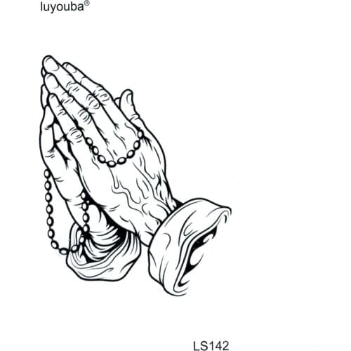 30pcs Palm-to-palm Waterproof Temporary Tattoos Men Harajuku Clasp Hands Flash Tattoo Temporary Tatoo Sleeve Tattoo 3d