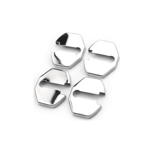 4 pieces of stainless steel door lock protective cover for Ford Explorer 2011 2012 2013 2014 2015 2016 2017